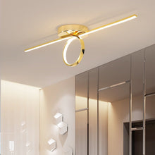 Cargar imagen en el visor de la galería, Ray - B - UNIC32423015 - gold - plated - dimmable - rc - ceiling - l1000xh200mm