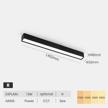 Cargar imagen en el visor de la galería, Riel magnético de luz - B - UNIC136:96235566#SC - XTL038 15W;200000531:771#2700K