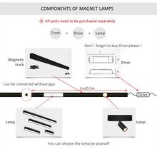 Cargar imagen en el visor de la galería, Riel magnético de luz - B - UNIC136:865#SC - XTL038 10W;200000531:771#2700K