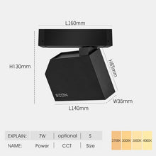 Cargar imagen en el visor de la galería, Riel magnético de luz - B - UNIC136:29#SC - XTH216 7W;200000531:771#2700K