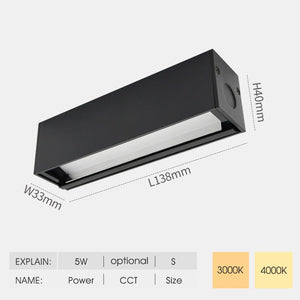 Riel magnético de luz - B - UNIC136:200013901#SC - XTM169 5W;200000531:771#2700K