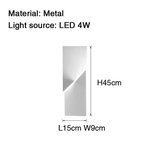 Sconce - B - UNIC200000795:29#L15xW 9xH45cm;180:200002569#dimmable with remote