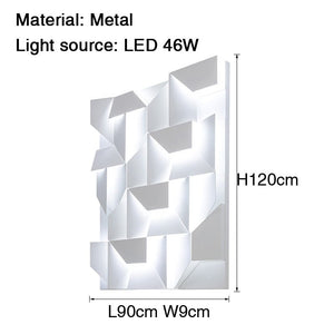 Sconce - B - UNIC200000795:366#L90xW 9xH120cm;180:200002569#dimmable with remote