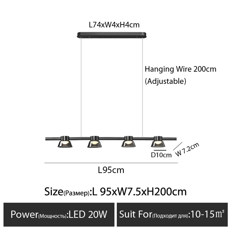 Sense - B - UNIC200000795:367#4 lights D95CM;136:200003938