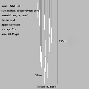 Skyfall - B - UNIC200000531:1052#H50cm - 12 lights;136:200003939#warm light(3000K)