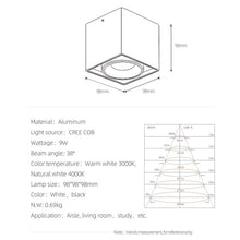 Cargar imagen en el visor de la galería, Square Spot - B - UNIC200000531:29;249:200006305#9W;136:200003938